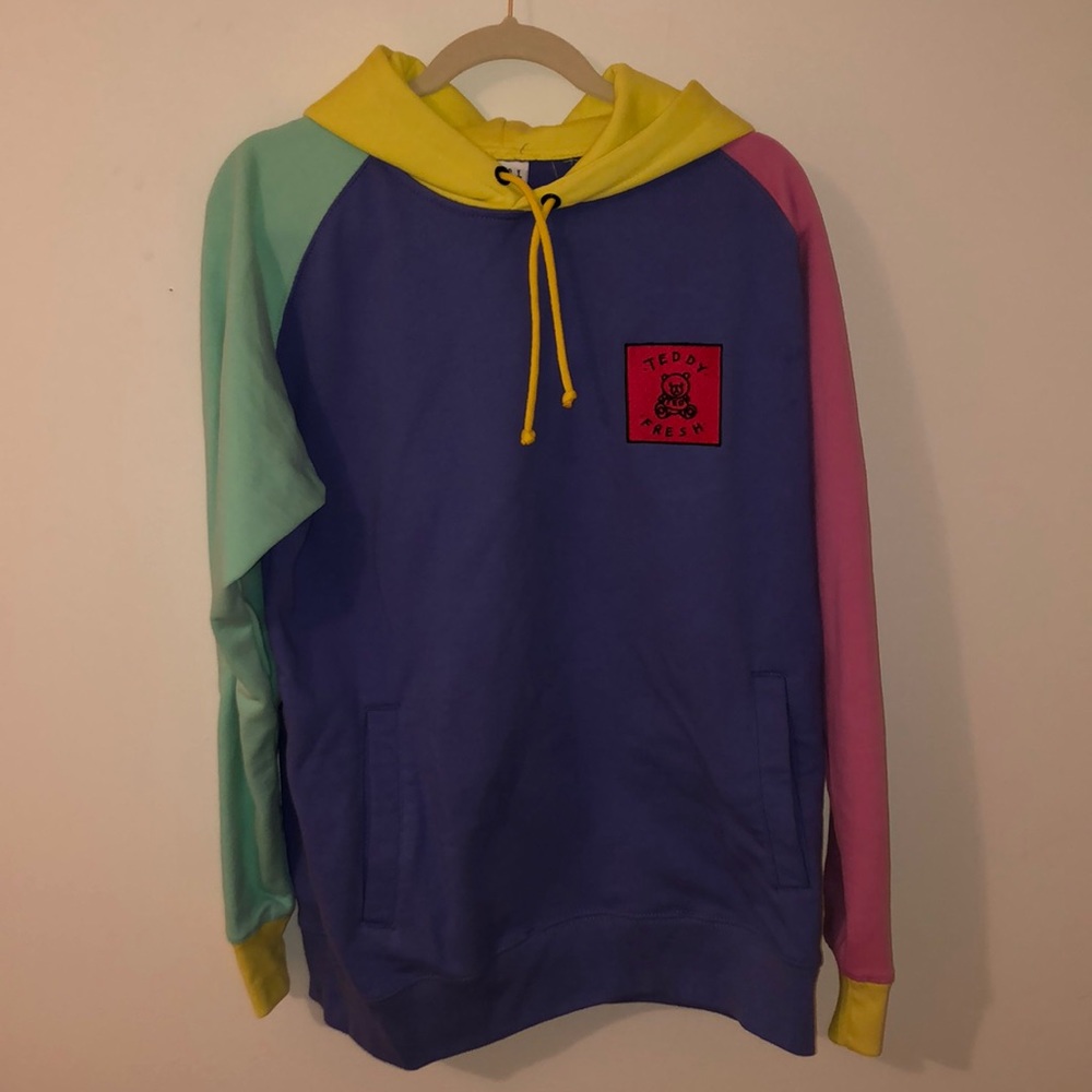 Color block hoodie